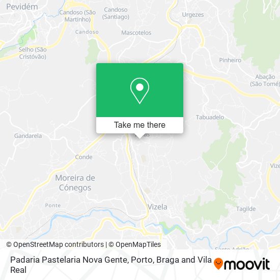Padaria Pastelaria Nova Gente map