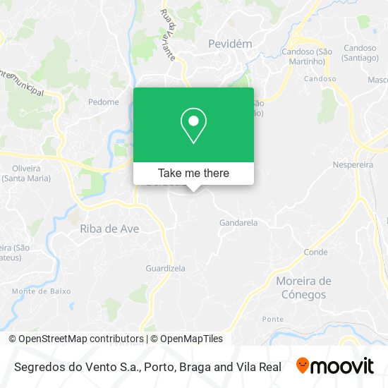 Segredos do Vento S.a. mapa