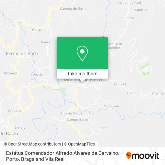 Estátua Comendador Alfredo Alvares de Carvalho map