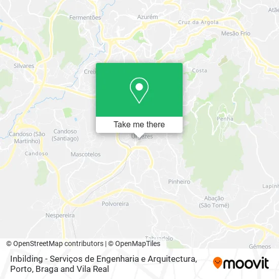 Inbilding - Serviços de Engenharia e Arquitectura map
