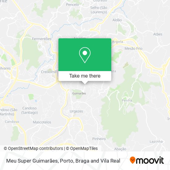 Meu Super Guimarães mapa