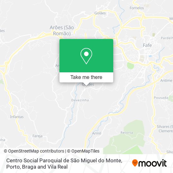 Centro Social Paroquial de São Miguel do Monte map