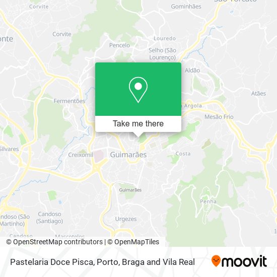 Pastelaria Doce Pisca mapa