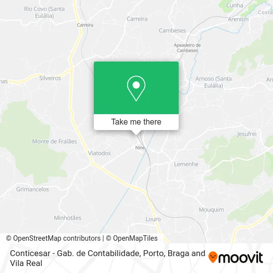 Conticesar - Gab. de Contabilidade map