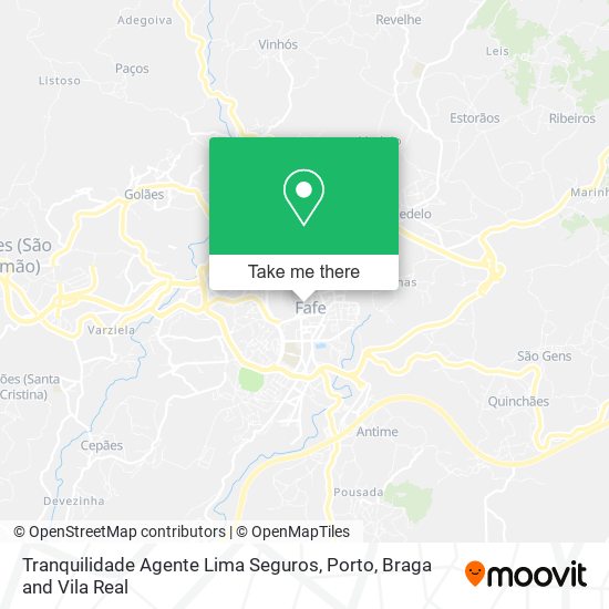 Tranquilidade Agente Lima Seguros map