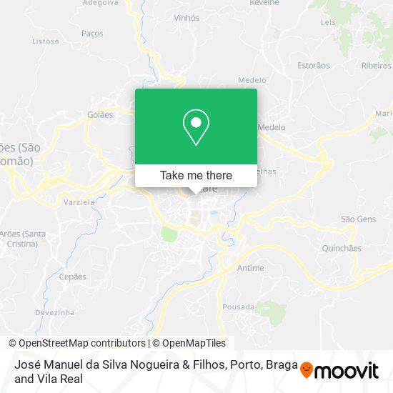 José Manuel da Silva Nogueira & Filhos mapa