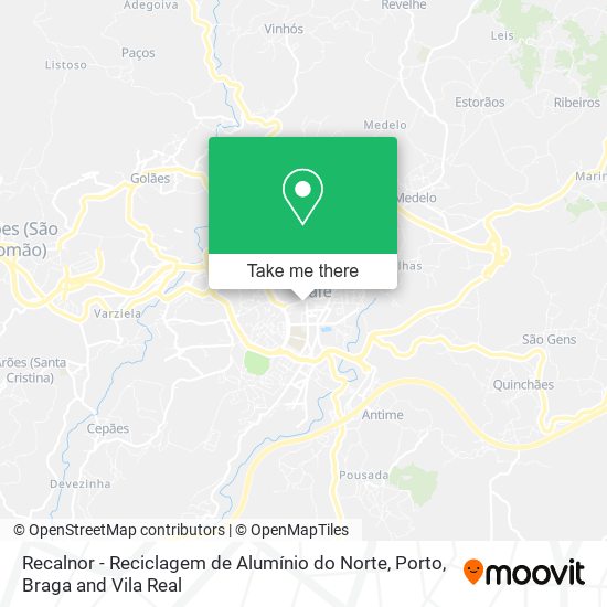 Recalnor - Reciclagem de Alumínio do Norte map