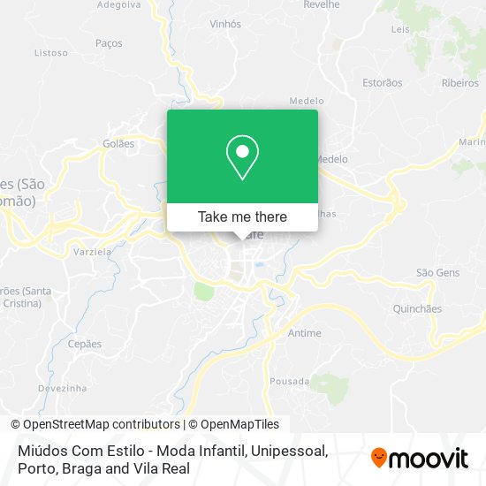 Miúdos Com Estilo - Moda Infantil, Unipessoal mapa