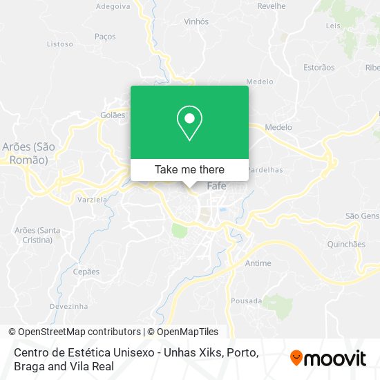 Centro de Estética Unisexo - Unhas Xiks mapa
