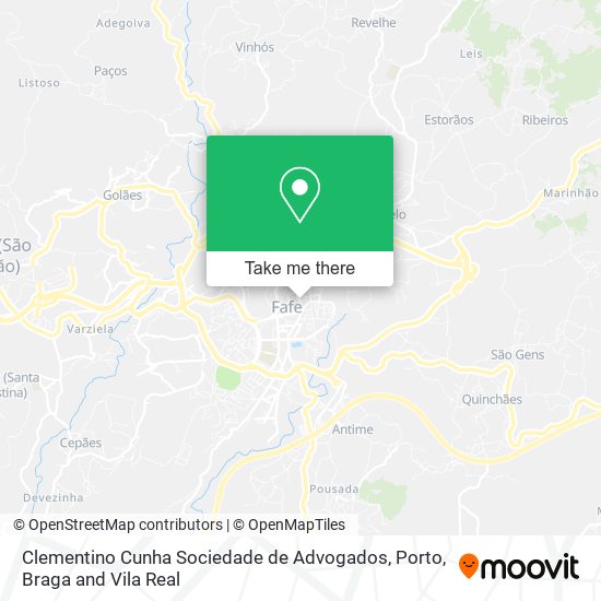 Clementino Cunha Sociedade de Advogados map