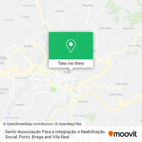 Sentir-Associação Para a Integração e Reabilitação Social map