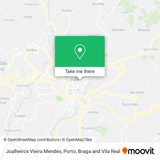 Joalheiros Vieira Mendes mapa