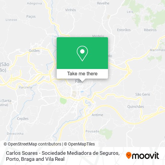 Carlos Soares - Sociedade Mediadora de Seguros mapa