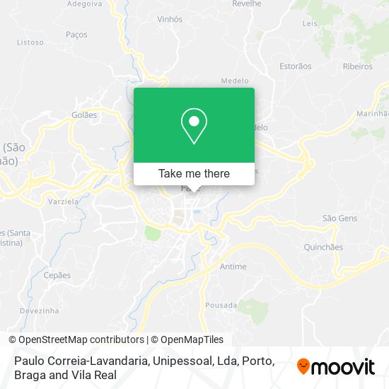 Paulo Correia-Lavandaria, Unipessoal, Lda map