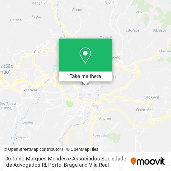 António Marques Mendes e Associados Sociedade de Advogados Rl mapa