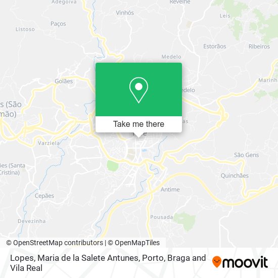 Lopes, Maria de la Salete Antunes map