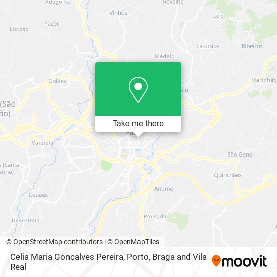 Celia Maria Gonçalves Pereira mapa