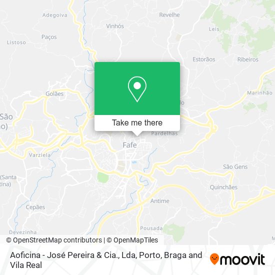 Aoficina - José Pereira & Cia., Lda map
