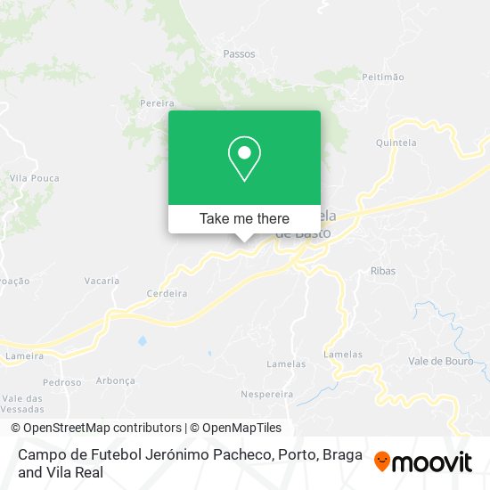 Campo de Futebol Jerónimo Pacheco mapa
