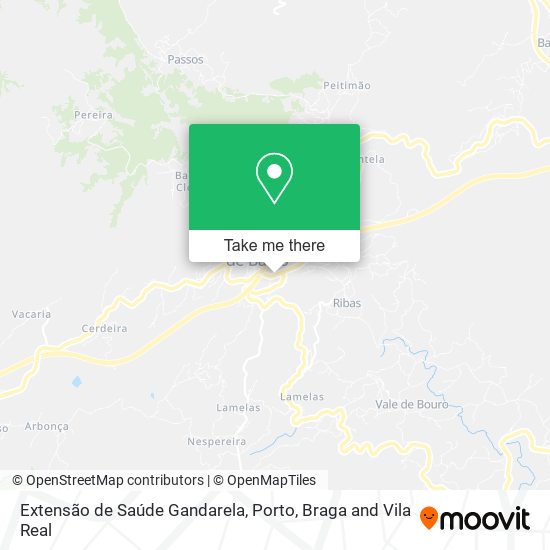 Extensão de Saúde Gandarela map
