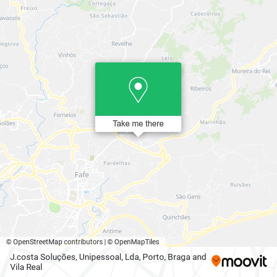 J.costa Soluções, Unipessoal, Lda mapa