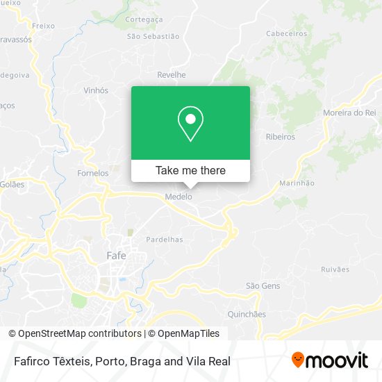 Fafirco Têxteis mapa