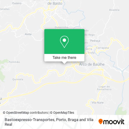 Bastoexpresso-Transportes map