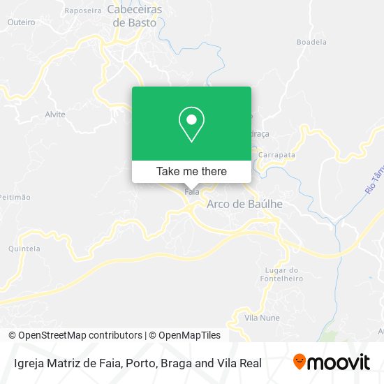 Igreja Matriz de Faia map