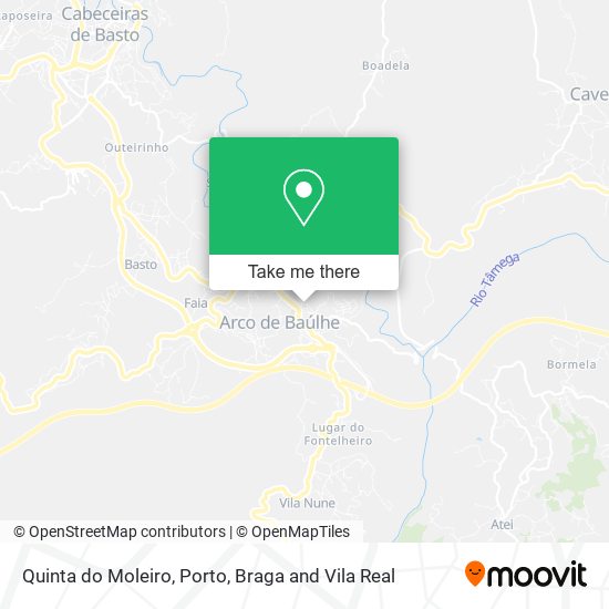 Quinta do Moleiro mapa