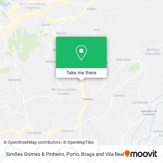 Simões Gomes & Pinheiro mapa