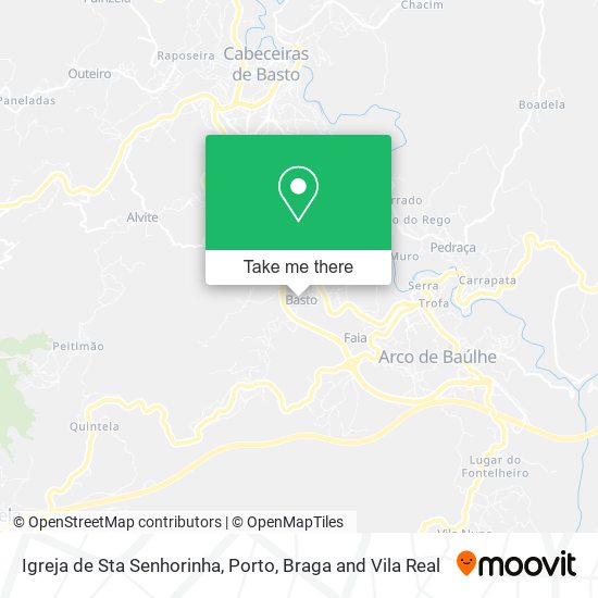 Igreja de Sta Senhorinha map