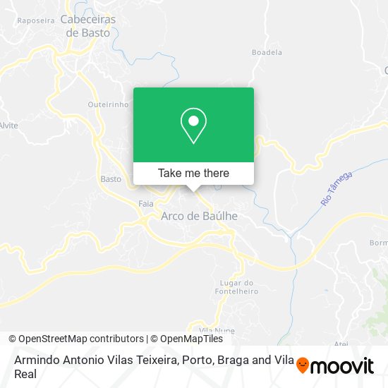 Armindo Antonio Vilas Teixeira map