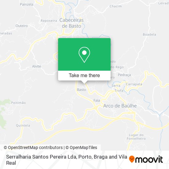 Serralharia Santos Pereira Lda mapa