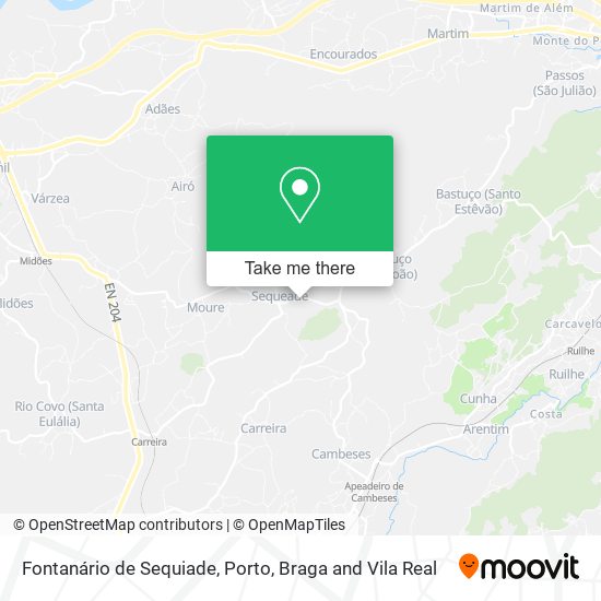 Fontanário de Sequiade map