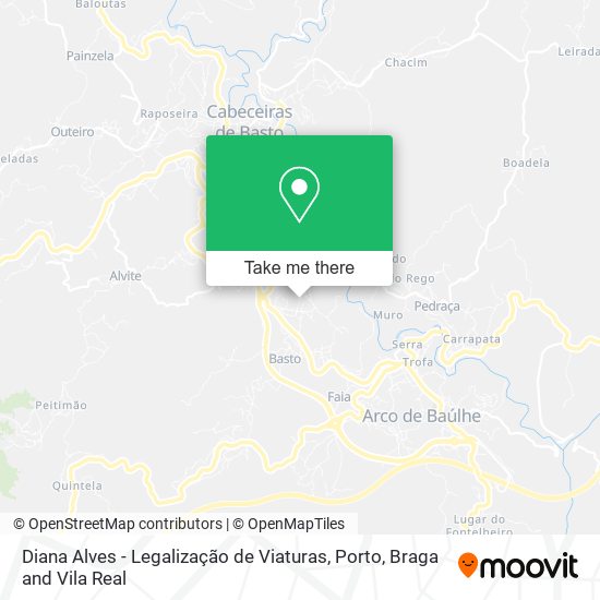 Diana Alves - Legalização de Viaturas map