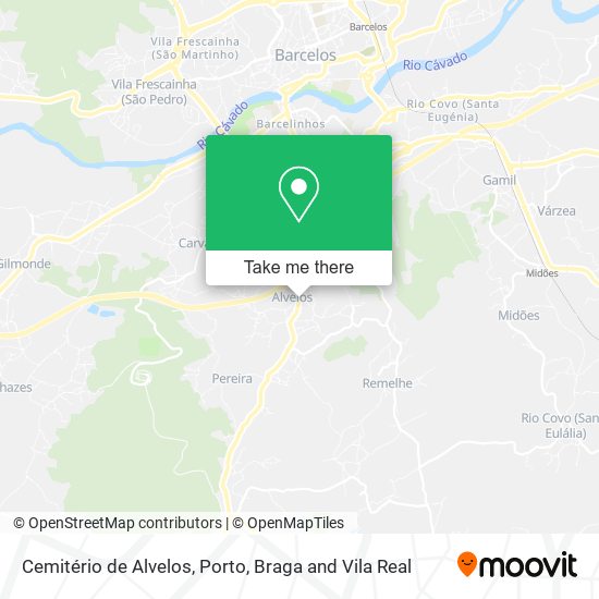 Cemitério de Alvelos map