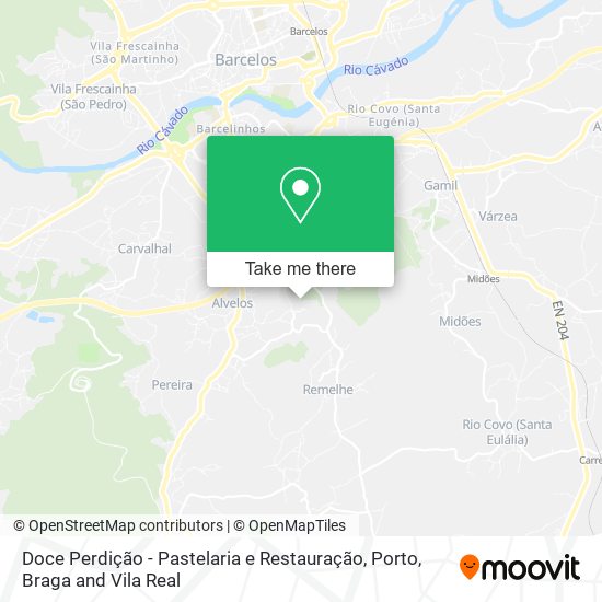 Doce Perdição - Pastelaria e Restauração mapa