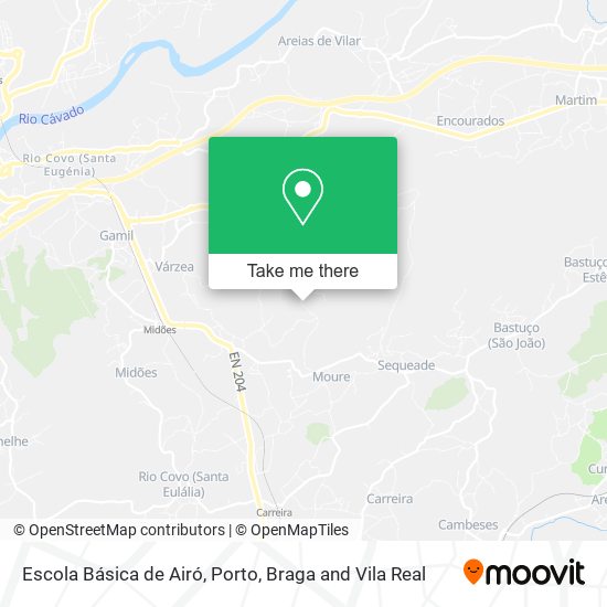 Escola Básica de Airó map