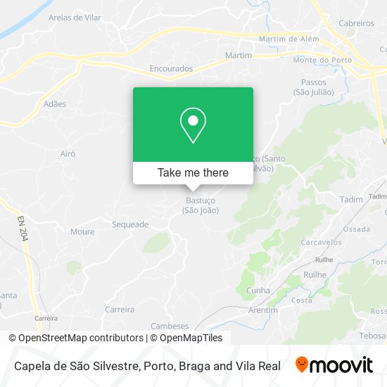 Capela de São Silvestre map