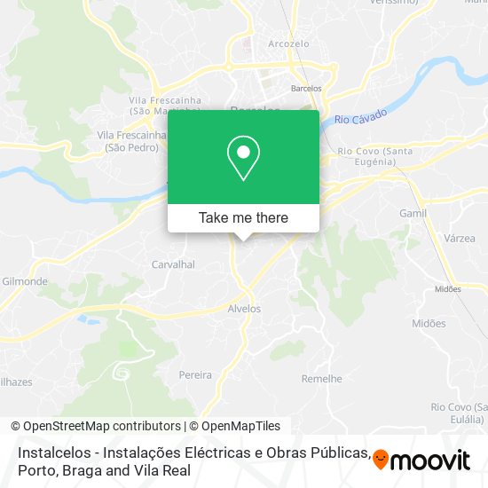 Instalcelos - Instalações Eléctricas e Obras Públicas mapa