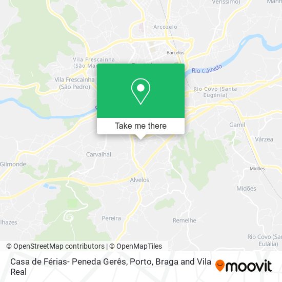 Casa de Férias- Peneda Gerês mapa