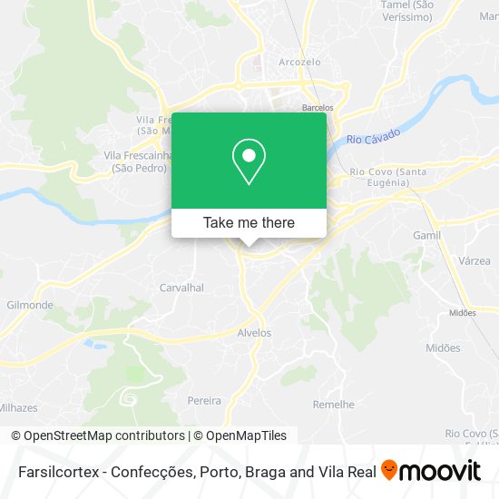 Farsilcortex - Confecções map
