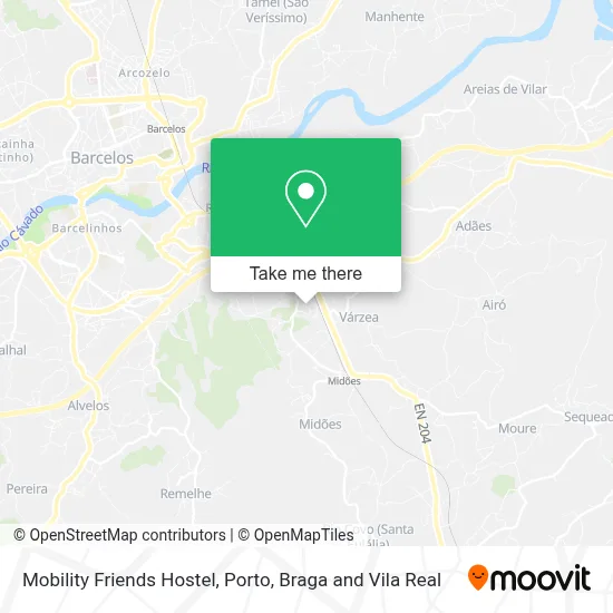 Mobility Friends Hostel map