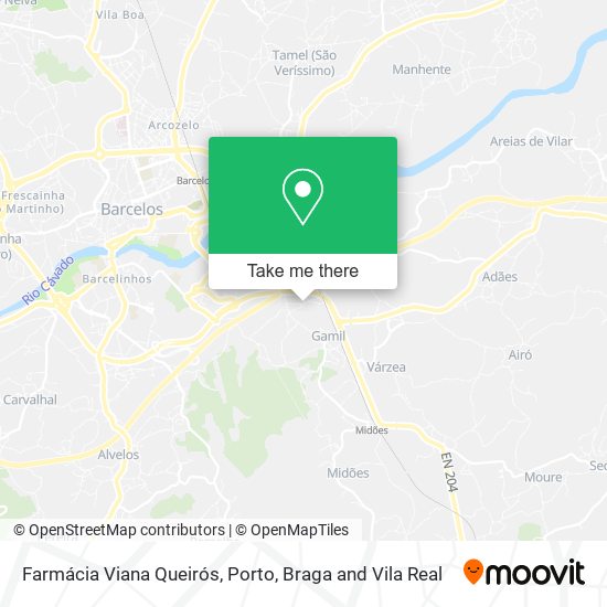 Farmácia Viana Queirós mapa