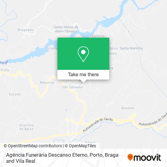 Agência Funerária Descanso Eterno mapa