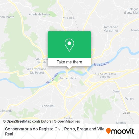 Conservatória do Registo Civil map