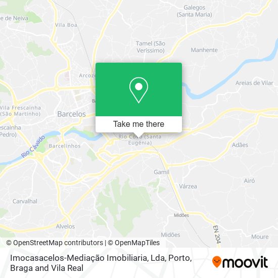 Imocasacelos-Mediação Imobiliaria, Lda mapa