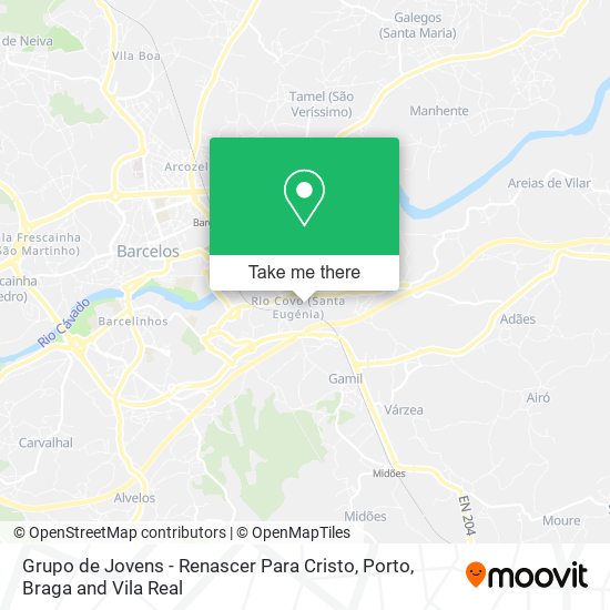 Grupo de Jovens - Renascer Para Cristo mapa