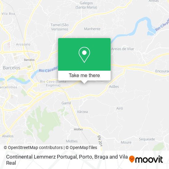 Continental Lemmerz Portugal map