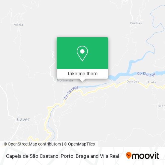 Capela de São Caetano map